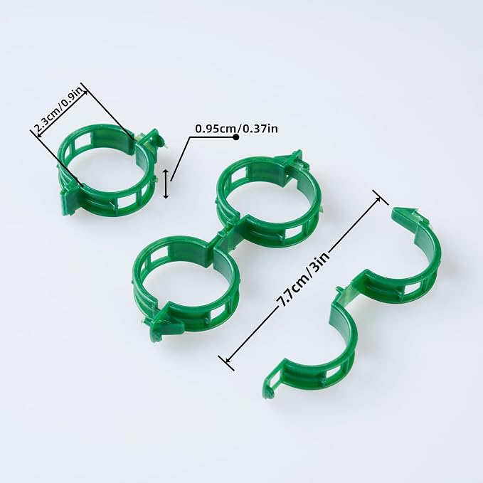 200 Pcs Plant Support Clips, Plastic Clips - Image 2