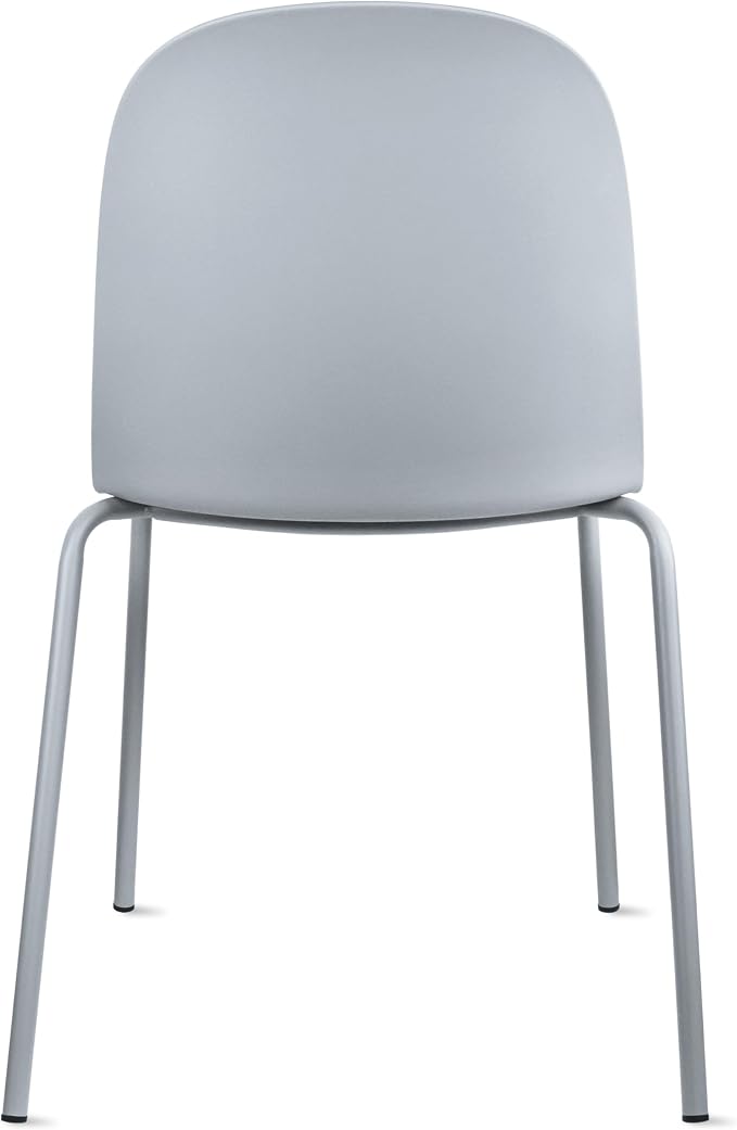 2xhome Modern Stackable Armless Dining Chair | Plastic Shell Seat - Image 7