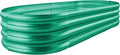 Land Guard 8×4×1 ft Green Raised Garden Bed, Garden Raised Bed, Above Ground by LandGuard