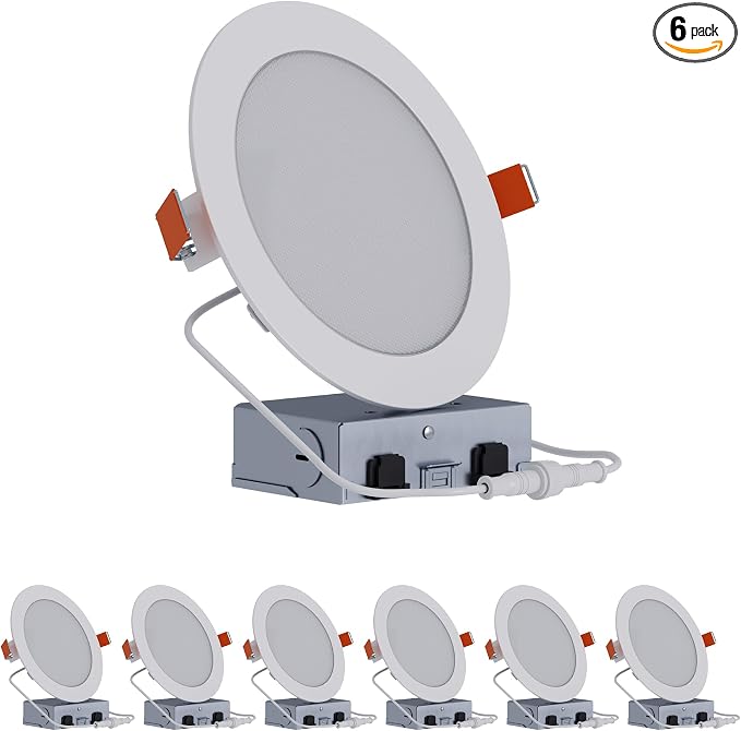 HALO HLB 6 in LED Recessed Lighting Canless Dimmable Wet Location Selectable by HALO