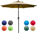 Sunnyglade 9Ft Patio Umbrella Outdoor Table Umbrella by Sunnyglade