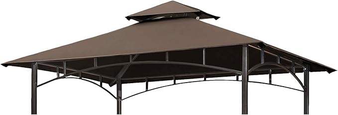 Eurmax USA High Performance Grill Gazebo Canopy Replacement Cover 5x8 by Eurmax