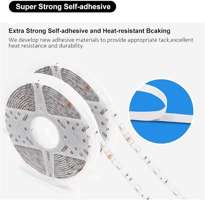 DAYBETTER Led Strip Lights Waterproof, 32.8ft Led Tape Lights Color Changing - Image 2