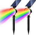 nipify 2 Pack Solar Spot Lights Outdoor Waterproof, Solar Spotlight Light by Nipify