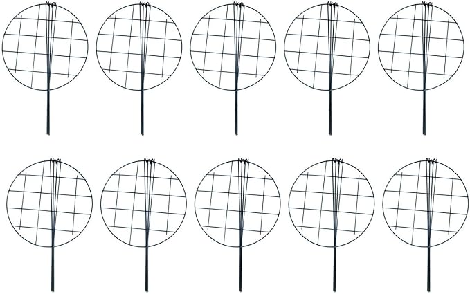 MTB Supply 10 Pack 16 x 24 inch Peony Cages, Grow Through Plant Support Stakes - Image 3