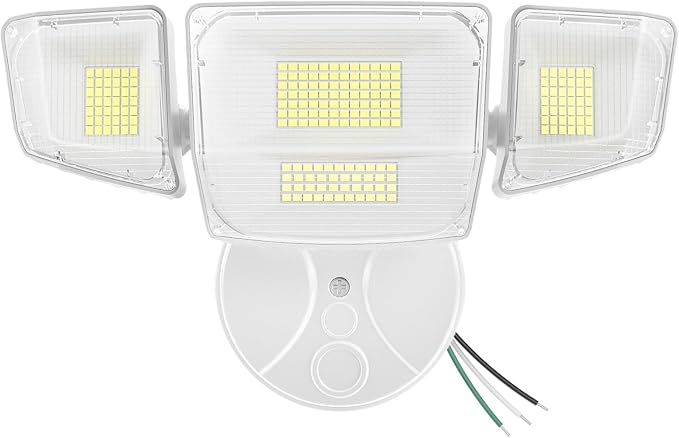 Onforu 90W Flood Lights Outdoor, 10000LM Ultra Bright 4-Head LED Security Light by Onforu
