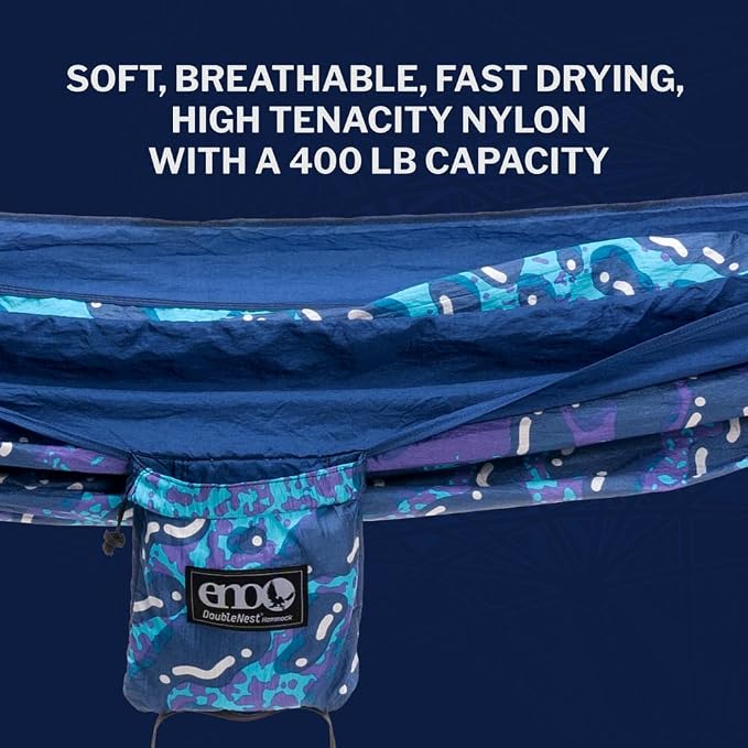 ENO, Eagles Nest Outfitters DoubleNest Lightweight Camping Hammock, 1 to 2 - Image 6