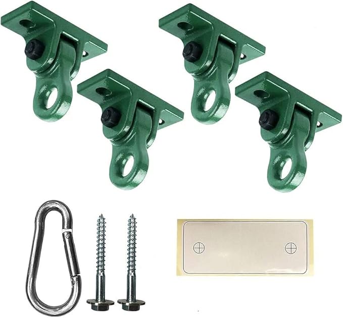 Heavy Duty Green Swing Hangers Screws Bolts Included Over 5000 lb Capacity - Image 8