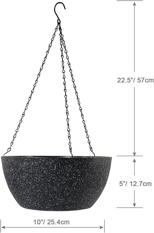 10 inch Hanging Planters for Outdoor Indoor Plants - Image 2