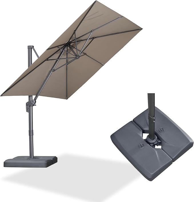 PURPLE LEAF 8 FT Outdoor Umbrella by Unknown