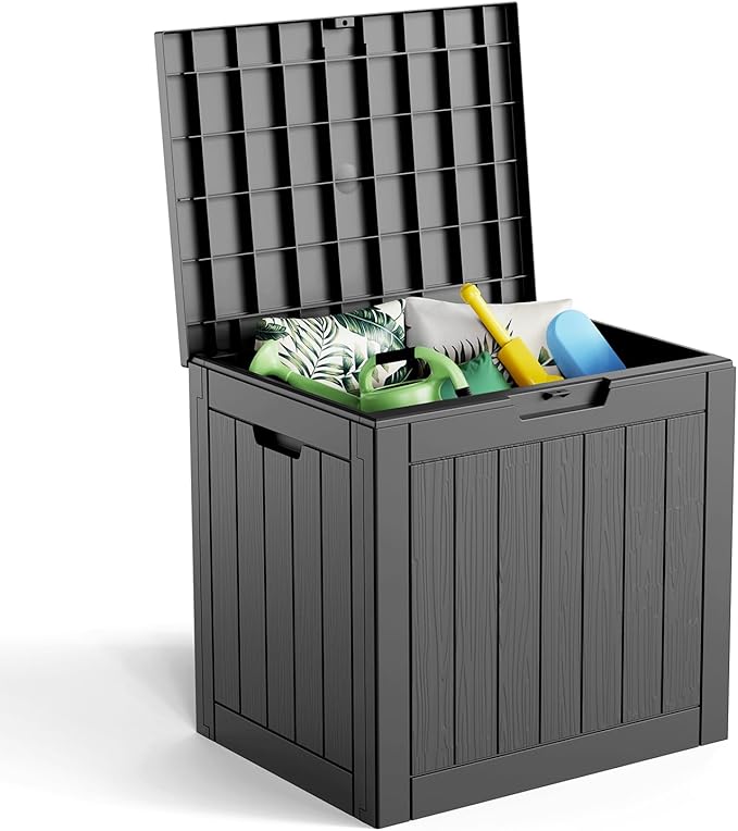 ROJIK 37 Gallon Outdoor Storage Box, Deck Box by ROJIK