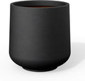 Kante 8.2" Dia Round Concrete Planter, Outdoor Indoor Large Plant Pots by Kante