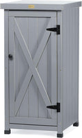 HABAU Outdoor Storage Cabinet for Patio, Garden Potting Bench Table by HABAU
