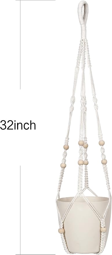 Macrame Plant Hanger Indoor Hanging - Image 7