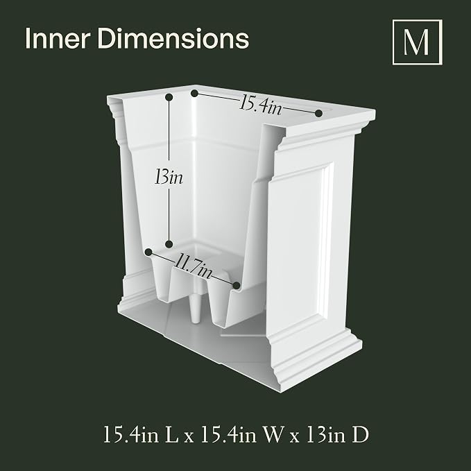 Mayne 5825W Fairfield Patio Planter - Image 7