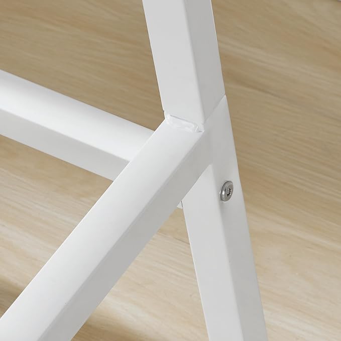 HOOBRO Bar Stools, 23.6 Inch Saddle Stools, Kitchen Counter Seat - Image 8