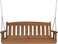 Amish Casual Heavy Duty Mission Treated Porch Swing, Oak Stain, 8Ft Chains by AmishCasual