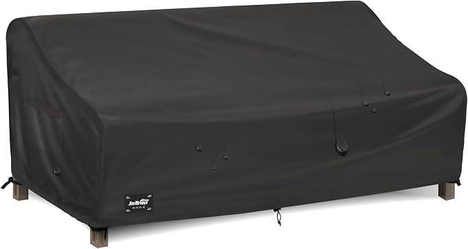 JinHrtoyi 3-Seater Outdoor Couch Cover, 85Wx38Dx35H inches Outdoor Furniture by JinHrtoyiFurnitureCovers