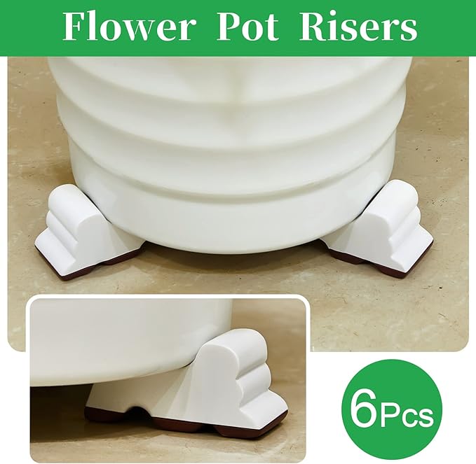 Kigeli 6 Pcs Resin Garden Pot Feet - Image 2