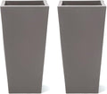 Step2 Tremont Tall Square Tapered Planter, Large Planters by Step2