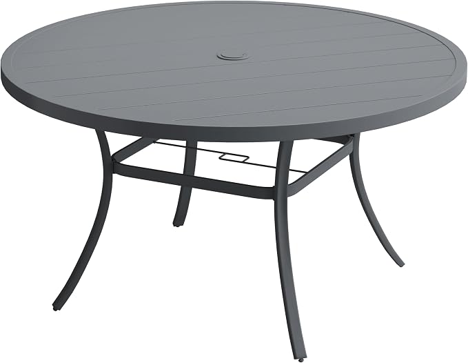 VICLLAX 60" Outdoor Round Patio Table by HOME