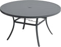 VICLLAX 50" Outdoor Round Patio Table by HOME