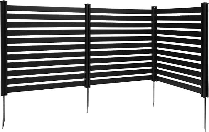 VEVOR 3 Panels Outdoor Privacy Screen, 50 x 48 in Air Conditioner Fence - Image 9