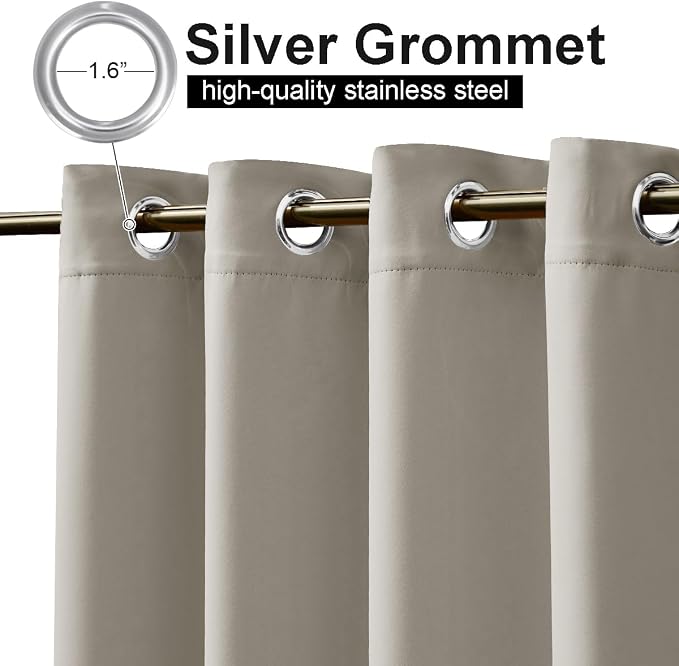 NICETOWN 2 Panels Outdoor Curtains - Image 3