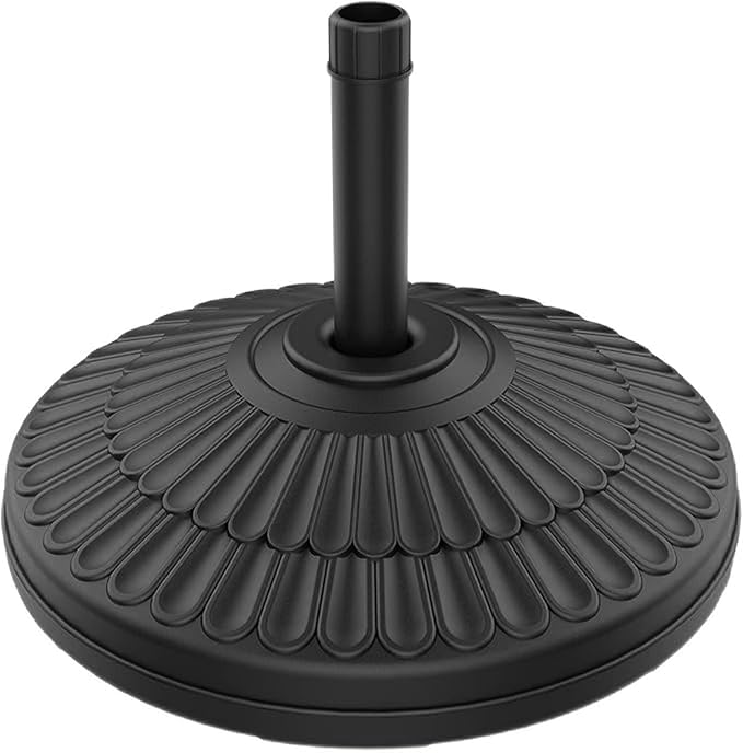 wikiwiki 80 Lbs Round Weighted Patio Umbrella Base, Free Standing Heavy Duty by WikiwikiPatioUmbrellas