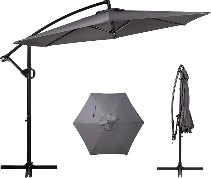 Shintenchi Patio Offset Umbrella by Shintenchi