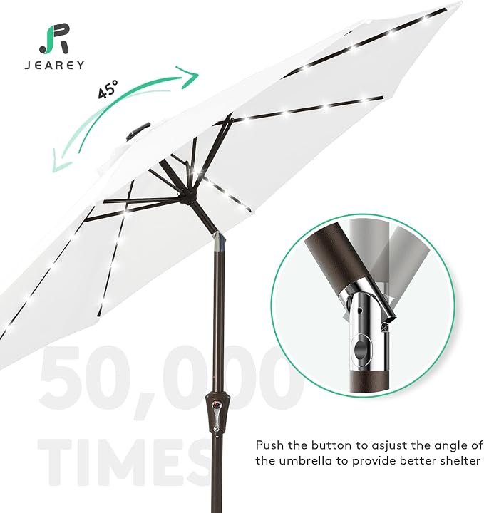JEAREY 9FT Outdoor Patio Umbrella - Image 6