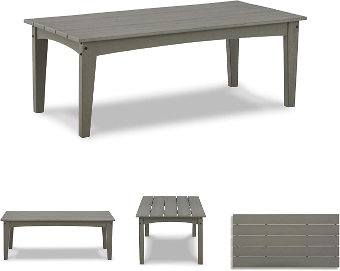 Signature Design by Ashley Visola Outdoor HDPE Patio Cocktail Table - Image 6