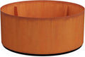 PLANTERCRAFT Corten Steel Metal Planter Box, Round Sizes, Modern Garden Steel by Plantercraft
