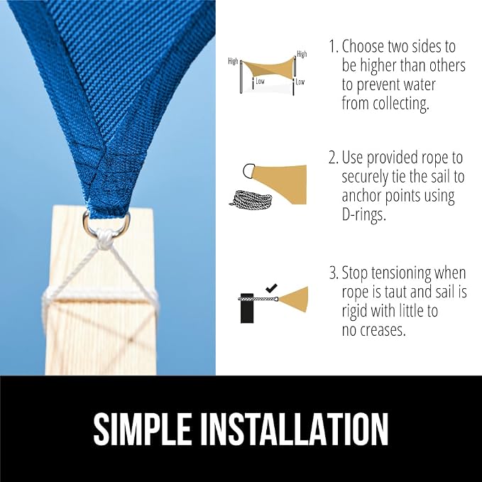 GORILLA GRIP Heavy Duty Sun Shade, UV Protection Fade Tear and Rust Resistant - Image 6