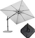 PURPLE LEAF 9' X 12' Right-left Tilt Patio Umbrella by PURPLELEAF