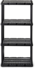 Gracious Living Light Duty Storage Shelves, Knect-A-Shelf 4-Shelf Ventilated by GraciousLiving