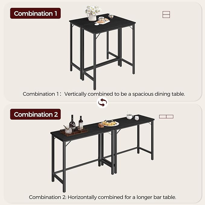 Narrow Bar Table, 63-Inch Pub Table - Image 5