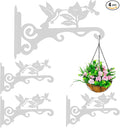 Elegant Bird Pattern Wall Hooks by mekpiwu
