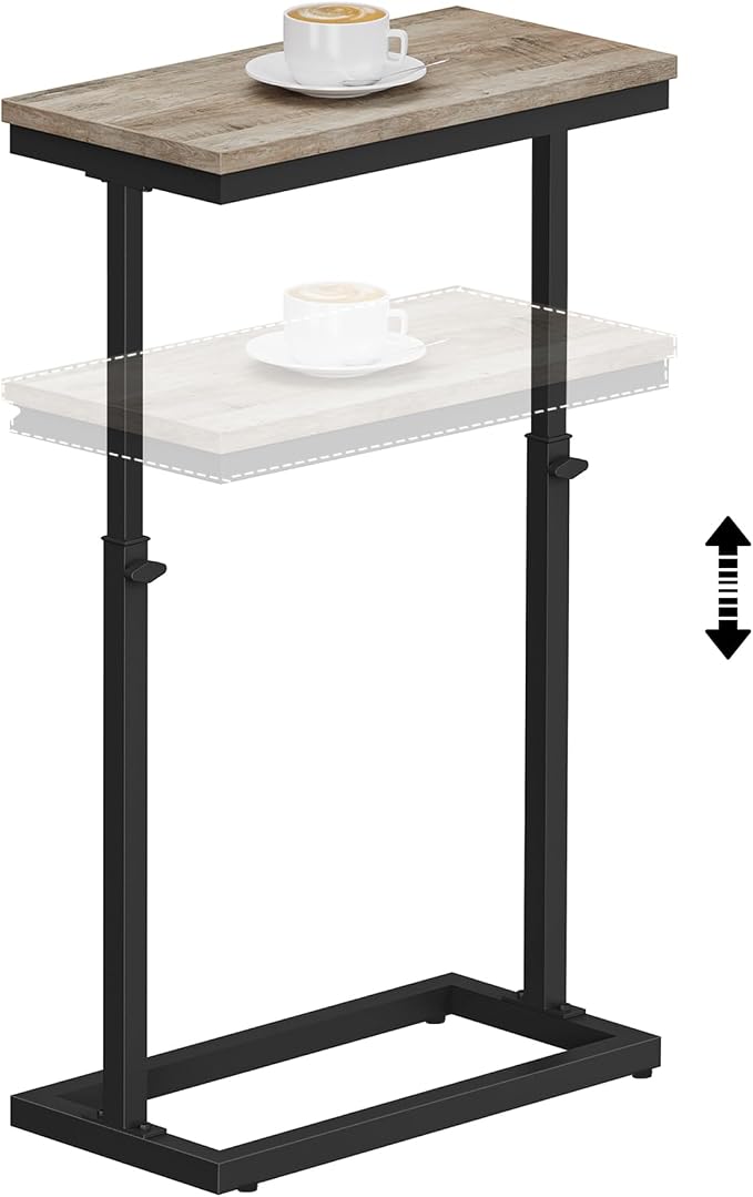 TUTOTAK End Table, Side Table, Tall Couch Table, Sofa Table, Living Room - Image 7