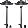 SUNVIE LED Pathway Lights Low Voltage 12-24V 3W Landscape Lighting, 3000K Low by SUNVIE