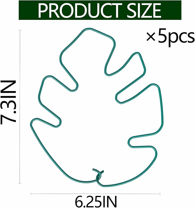 5PCS Monstera Plant Stem Support 7.3*6.25IN Adjustable Holder - Image 2