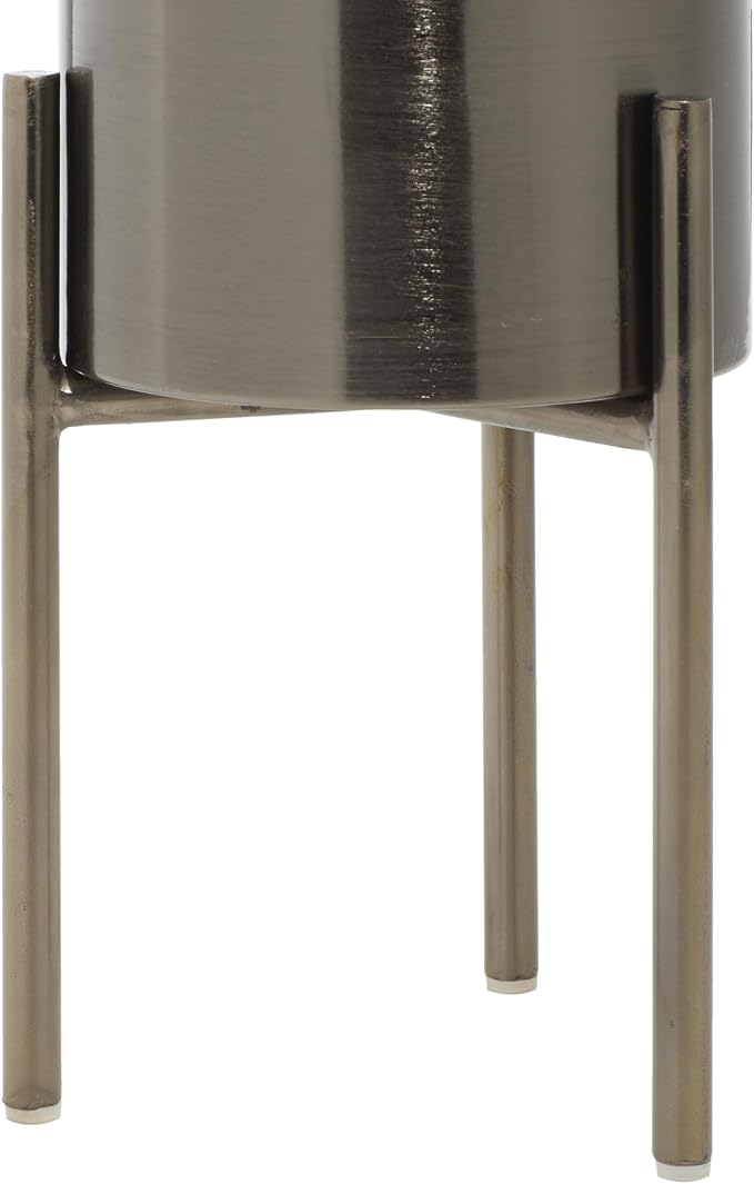 Deco 79 Metal Indoor Outdoor Planter Large Planter Pot - Image 5