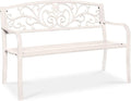 Best Choice Products Outdoor Bench Steel Garden Patio Porch Furniture by BestChoiceProducts