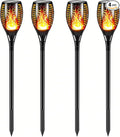 4 Pack Outdoor Solar Flame Light, Solar Lights Outdoor by Unknown