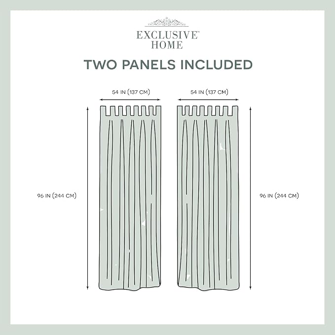 Exclusive Home Cabana Solid Indoor/Outdoor Light Filtering Hook-and-Loop Tab - Image 6