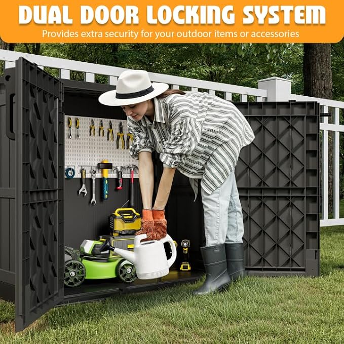 LHBcraft Outdoor Storage Cabinet 36 Cu Ft - Image 5