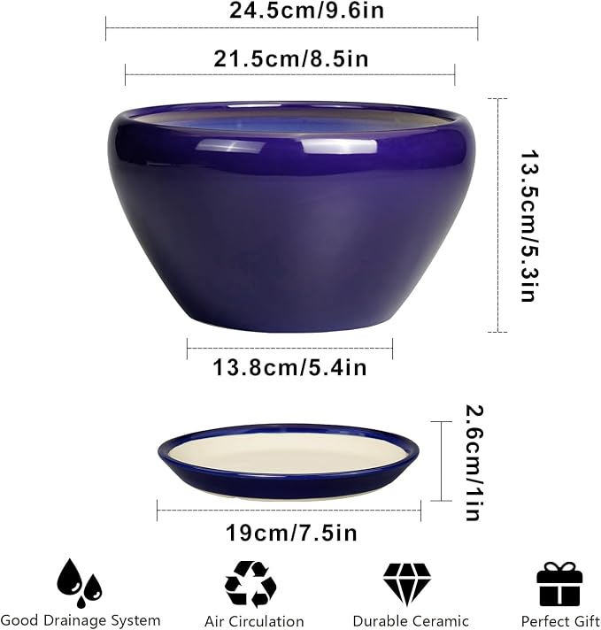 Planter for Indoor Plants 9 Inch - Image 3