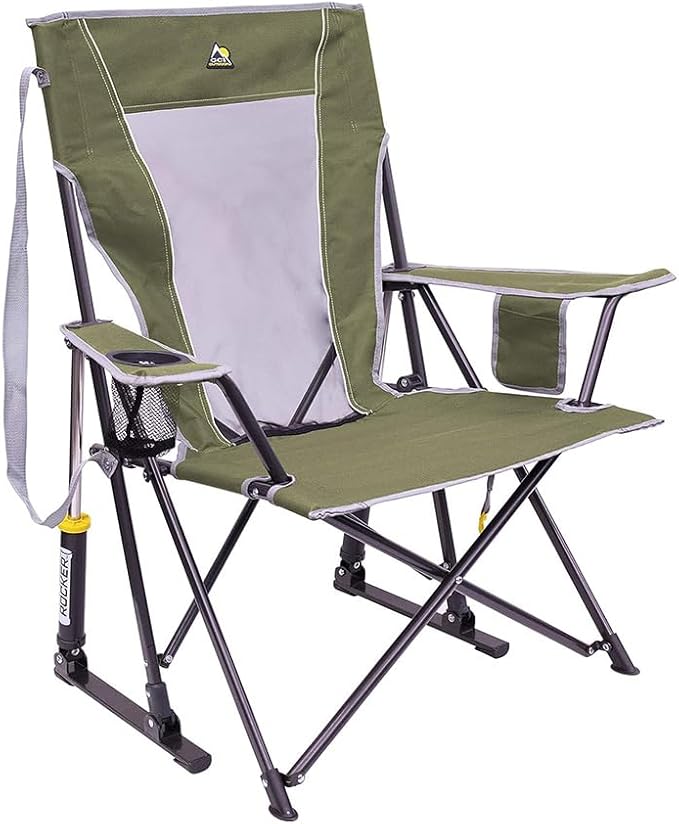 GCI Outdoor Comfort Pro Rocker Camping Chair | Portable Folding Rocking Chair by GCIOUTDOOR