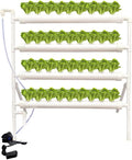 Hydroponic Plant Growing System – 36-Site PVC Indoor Garden Tower by NOVAMART