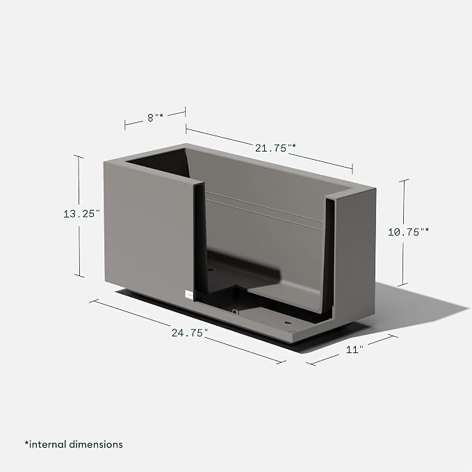 Veradek Block Series Long Box Planter - Image 3